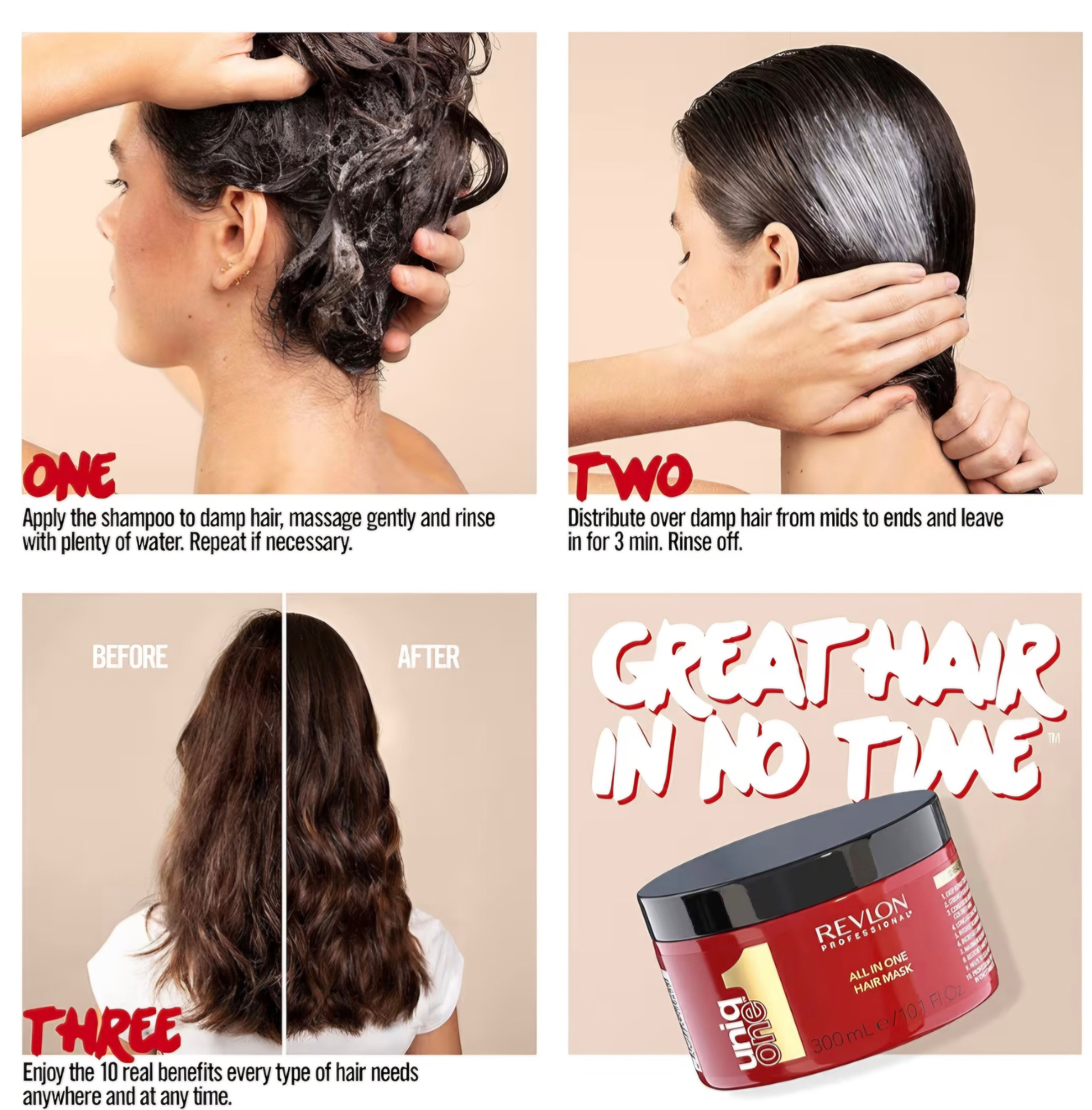 REVLON PROFESSIONAL UNIQONE ALL IN ONE HAIR MASK 300ml